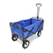 Summates Collapsible Folding Utility Wagon,Garden cart,Outdoor,Shopping (Blue)