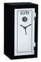 Stack-On E-040-SB-E Elite Junior Executive Fire Safe with Electronic Lock, 3 shelves, Matte Black/Silver