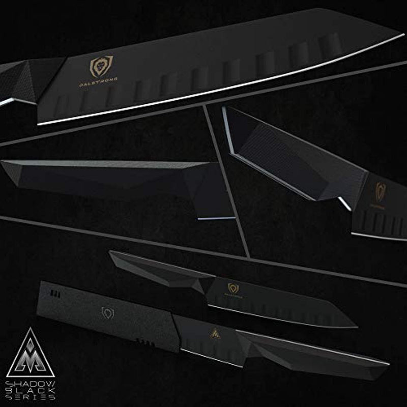 Dalstrong - Shadow Black Series - Black Titanium Nitride Coated German HC Steel - Sheath (7" Santoku)