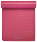 Gaiam Essentials Thick Yoga Mat Fitness & Exercise Mat with Easy-Cinch Yoga Mat Carrier Strap (72"L x 24"W x 2/5 Inch Thick)