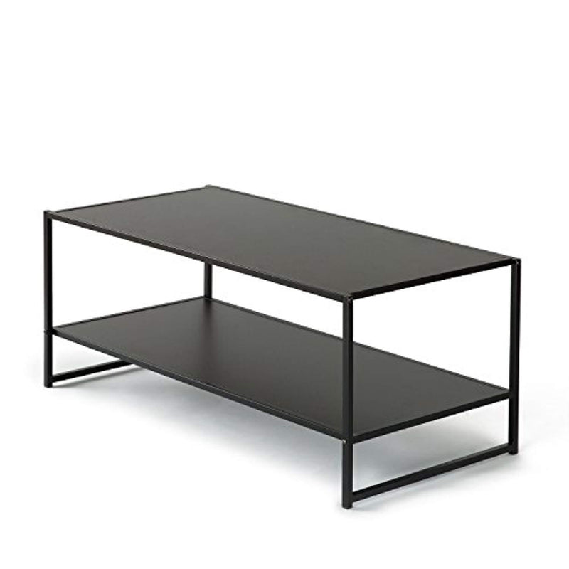 Zinus Modern Studio Collection Deluxe Rectangular Coffee Table, Black