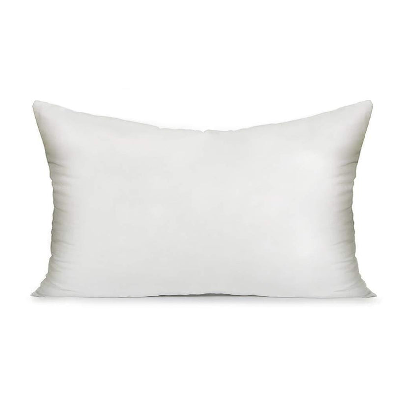 MIULEE 12x20 Pillow Inserts Soft Square Throw Pillow Form Inserts Premium White Sham Stuffer