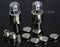 Gechiqno 4 Pair LED Wheel Lights - Car Bike Wheel Tire Tyre Valve Dust Cap, Safety, Waterproof, Motion Activated, Spoke Flash Lights Car Valve Stems & Caps Accessories
