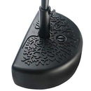 Sunnyglade 40 lb Half Moon Shaped Water Filled Umbrella Base Patio Umbrella Stand (Black)