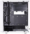 Fractal Design Meshify C - Compact Computer Case - High Performance Airflow/Cooling - 2X Fans Included - PSU Shroud - Modular Interior - Water-Cooling Ready - USB3.0 - Tempered Glass Light - Blackout