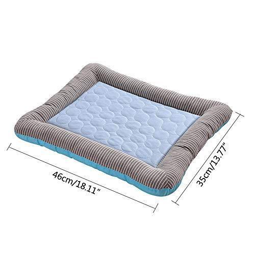 Volwco Pet Cooling Gel Pad, Pet Cooling Pad, Pet Self Cooling Mat,Cooling Gel Pet Bed for Dogs Puppy Pet Cats Sleeping & Reduce Joint Pain, Ideal for Indoor Home & Travel