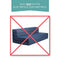 Milliard 6-Inch Memory Foam Tri-fold Mattress with Ultra Soft Removable Cover with Non-Slip Bottom - Full