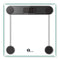 1byone Digital Body Weight Scale Bathroom Scale with Step-on Technology, 6MM Glass, Max Weight 400 Pounds