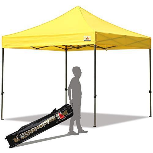 "ABCCANOPY Pop up Canopy Tent Commercial Instant Shelter with Wheeled Carry Bag, 10x10 FT Navy Blue "