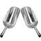 Set of 2 Large (38 Oz.) BonBon Aluminum Ice Scoop, Dry Goods Bar Scooper High Grade Commercial Scoop