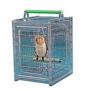 P & P Acrylic Parrot Travel Carrier CAGE Bird Cages Toy Toys Quakers, Lories, Senegal, Parakeet, Parrot