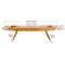 HANKEY Tub Bathtub Caddy Tray (Bamboo) Multi-Functional, Eco-Friendly, Premium Quality, Shower Shelves, Organizer Tray | Comes with Free Bath Towel Ball as Gift