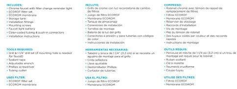 EcoPure ECOP30 Water Filtration System, White