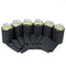 QualityPerfection 100 Black Party Drink Blank Can Coolers(12,25,50,100,200 Bulk Pack) Blank Beer,Soda Coolies Sleeves | Soft,Insulated Coolers | 30 Colors | Perfect For DIY Projects,Holidays,Events