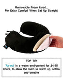 NeckSnug - Luxury Travel Pillow - 100% Memory Foam Neck Pillow for Travel