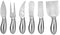 Home Perspective Premium 6-Piece Cheese Knife Set - Complete Stainless Steel Cheese Knives Gift Knives Sets Collection, Suit for the Wedding, Lover, Elders, Children and Friends
