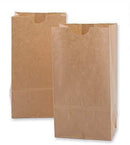 Paper Lunch Bags, Paper Grocery Bags, Durable Kraft Paper Bags, Pack Of 500 Bags (5lb, White) by CulinWare