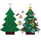 YISUGAR 3ft DIY Felt Christmas Tree Set + 26pcs Detachable Ornaments, Wall Hanging Xmas Gifts for Christmas Decorations