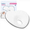 Newborn Baby Head Shaping Pillow | Memory Foam Cushion for Flat Head Syndrome Prevention | Prevent Plagiocephaly | Best Perfect for Baby Boy & Girl (White)
