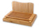 GloBamboo Bamboo Wood Bread Slicer with Cutting Board, Compact Foldable Adjustable - Bamboo Wood Cutter Box Adjustable and Crumb Tray Foldable Compact Cutter