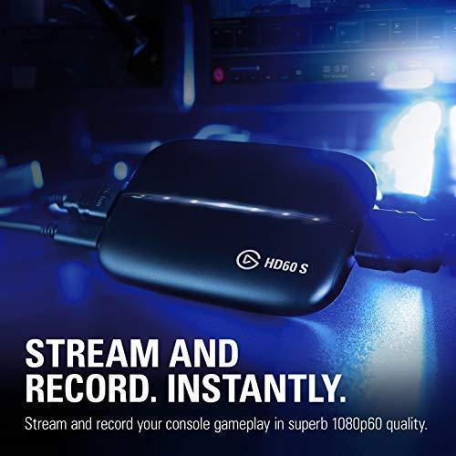 Elgato Game Capture Card HD60 S - Stream and Record in 1080p60, for PlayStation 4, Xbox One & Xbox 360