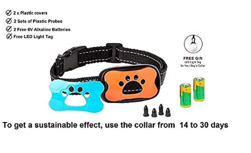 AVA Electric Dog Bark Collar Upgrade 2018 - by [Revolution Energy Controller] x2 Work Time - Vibration No Shock - No Bark Collar for Small Medium Large Dogs Best Barking Collar - Pet Safe Waterproof