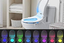 TekSky 2-Pack 16-Color Toilet Night Light, Motion Sensor LED Toilet Bowl Nightlight with IP67 Waterpfroof Design, Perfectly for Bathroom and Gift Idea