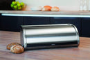 Brabantia Roll Top Bread Bin Matte Stainless Steel