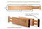 TILEMALL Bamboo Kitchen Drawer Dividers Drawer Organizers Expandable Drawer Dividers Wood Desk Drawer Organizers, Tray Organizer for Kitchen, Baby Drawer, Bathroom, Bedroom, Office or Dresser
