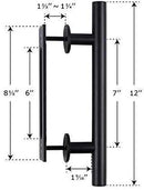 U-MAX 6 Ft Sliding Barn Door Hardware Kit -Heavy Duty Sturdy, Smoothly and Quietly -Easy to Install - Fit 36"-40" Wide Door Panel (I Shape Hanger)