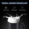 VIVREAL Milk Frother Electric Foam Maker for Latte, Cappuccino, Chocolate Automatic Hot Cold Coffee Warmer Heater with Two Whisks, 4.25 oz/8.5 oz, Black
