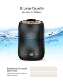 iTvanila Cool Mist Humidifiers, Ultrasonic Humidifiers, Air Humidifiers 5L Large Water Tank for Baby,Bedroom,Living Room,Office,Auto-Off Whisper Quiet (Black)