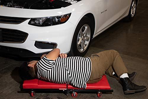 Mechanic Creeper Car Shop Creepers - Garage Automotive Accessories Best for Auto Floor Low Profile 40" Crawler Roller Mechanics Tools & Equipment Foldable Scooter Board Flat Mat Stool Chair Seat Cart