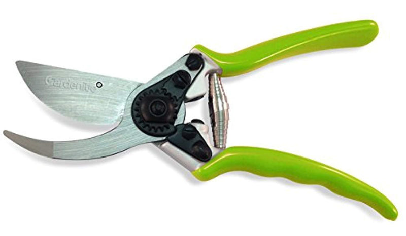 Gardenite Heavy Duty Bypass Pruning Shears Forged Aluminum Hand Pruner with Japanese Cutting Blade