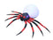 YUNLIGHTS Halloween Decorations 8ft Inflatable Spider Decor Built-in LED Lights with Anchoring Stakes for Outdoor, Yard, Garden,Lawn,Party