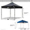 ABCCANOPY 10x10 Pop-up Canopy Tent Commercial Tents with White Mesh Walls Camping Screen & Mesh House Bonus Rolly Carry Bag and 4X Weight Bag (1 White)