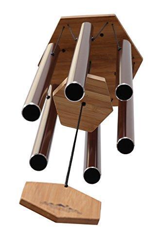 Soothing Melodic Tones & Solidly Constructed Bamboo/Aluminum Chime by UpBlend Outdoors