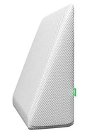 Cushy Form Bed Wedge Pillow with Memory Foam Top by Best for Sleeping, Reading, Rest or Elevation - Breathable and Washable Cover (12 Inch Wedge, White)