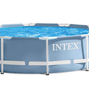 Intex 10' x 30" Prism Frame Above Ground Family Swimming Pool