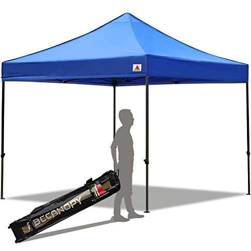 "ABCCANOPY Pop up Canopy Tent Commercial Instant Shelter with Wheeled Carry Bag, 10x10 FT Navy Blue "