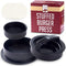 Non Stick Burger Press Patty Maker + 40 Wax Paper Discs, Easy to Use, Dishwasher Safe, Works Best for Stuffed Burgers, Sliders, Regular Beef Burger, Essential Kitchen & Grilling Accessories