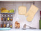KeShi Kitchen Oven Mitts Set, Oven Mitts and Pot Holders, Heat Resistant with Quilted Cotton Lining, Non-Slip Surface 4 Pieces for Cooking, Baking, Grilling, Barbecue (Gray)