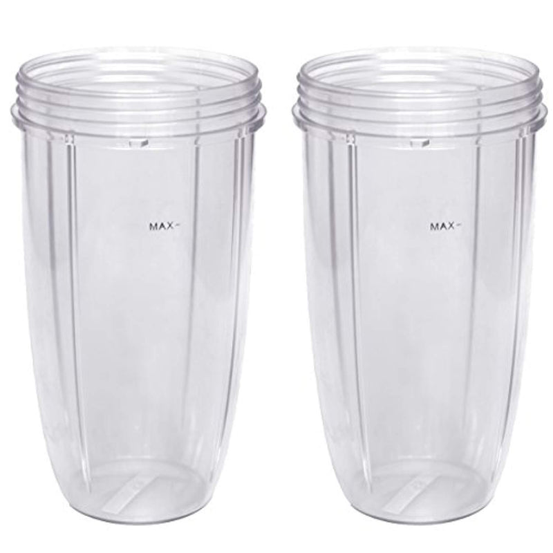 Replacement Cup for Nutribullet Replacement Parts 32oz for Nutri Bullet 600W and 900W, Pack of 2 by Easeurlife