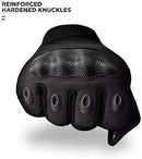 Powersports Motorcycle Gloves by Indie Ridge, Lightweight Carbon Fiber Racing Gloves with Mobile Touch Screen Fingertips (Small)