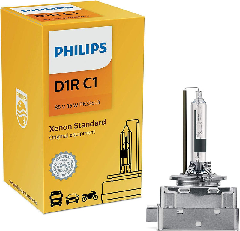 Philips D3S Standard Authentic Xenon HID Headlight Bulb, 1 Pack