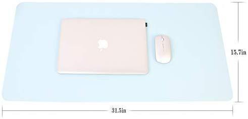 Writing Desk Pad,for Table, YSAGi Anti-Slip Thin Mousepad for Computers,Office Desk Accessories Laptop Waterproof Dual-Sided Desk Protect for Office Decor and Home (Pink, 23.6" x 13.7")