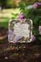 Evergreen Garden Those We Love Don’t Go Away Polystone Memorial Stepping Stone - 10”W x 1”D x 10”H