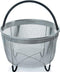 Flight Steamer Basket for 6 or 8 qt Quart Instant Pot Pressure Cooker Accessories Stainless Steel Steamer Insert with Silicone Handle and Feet Perfect for Steaming Vegetable, Meat, Hard Boiled Eggs