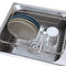 MOHICO Expandable Dish Drying Rack, Dish Drainer On Counter,Over Sink or In Sink Dishes Holder,Rust Proof Stainless Steel