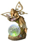 Moonrays 91352 Solar Powered Garden Fairy with Glowing Globe